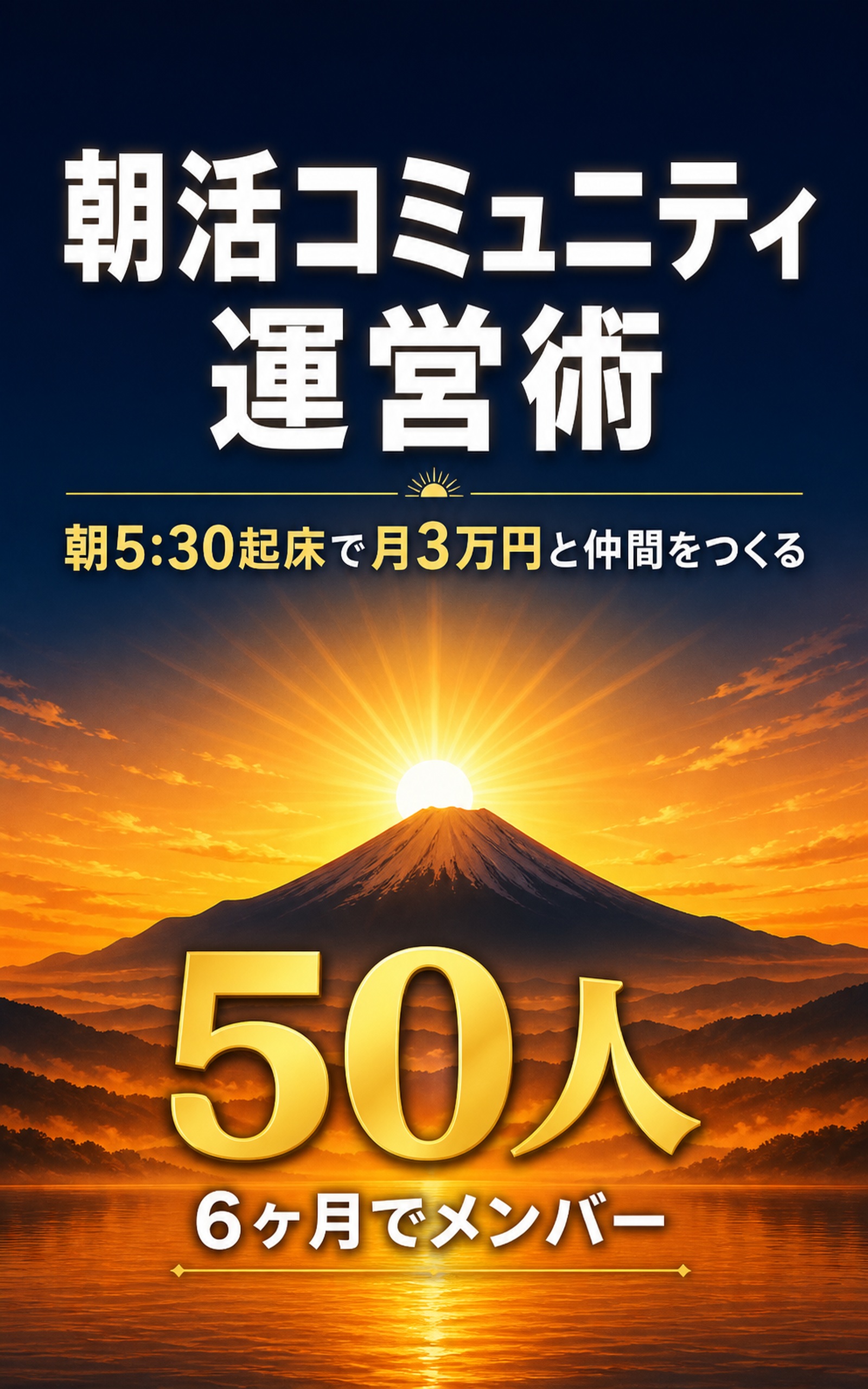 副業会社員の朝活コミュニティ運営術の表紙
