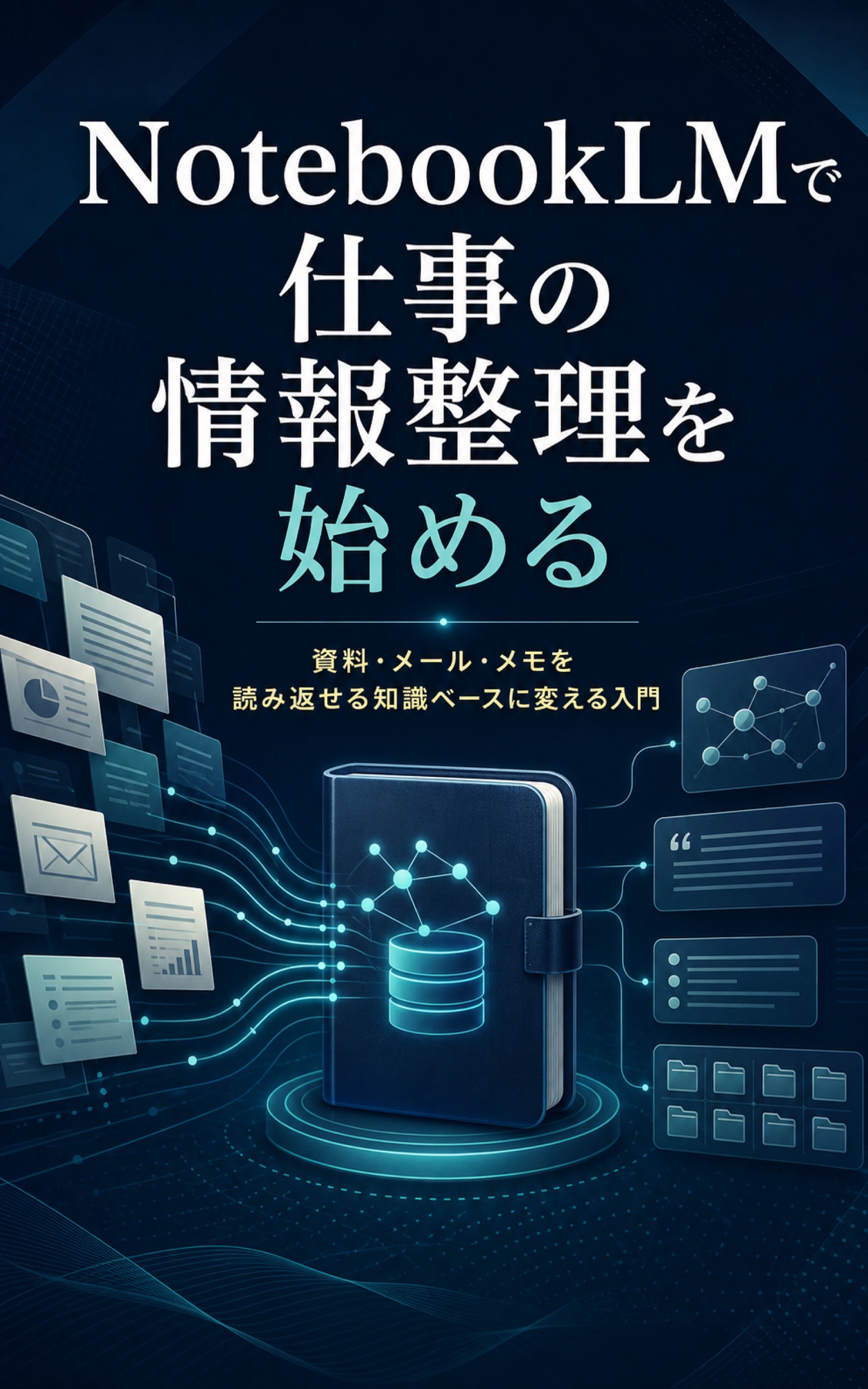 NotebookLMで仕事の情報整理を始めるの表紙
