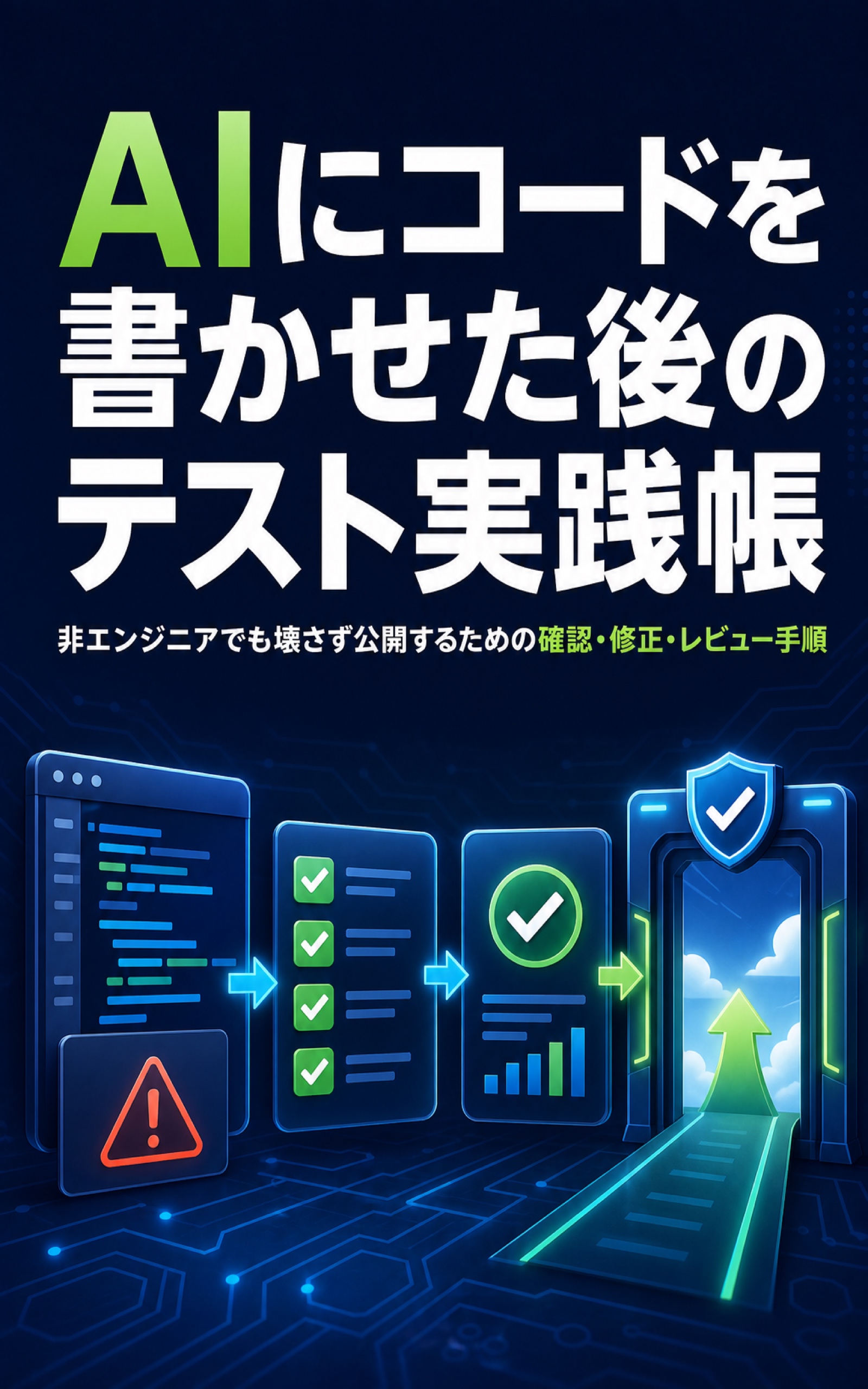 AIにコードを書かせた後のテスト実践帳の表紙