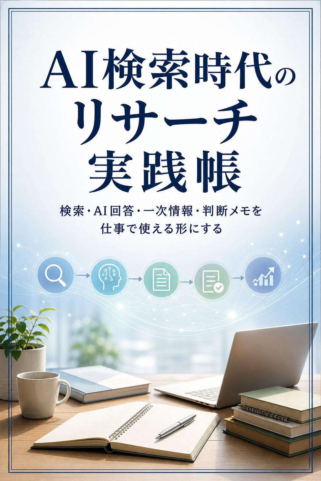 AI検索時代のリサーチ実践帳の表紙