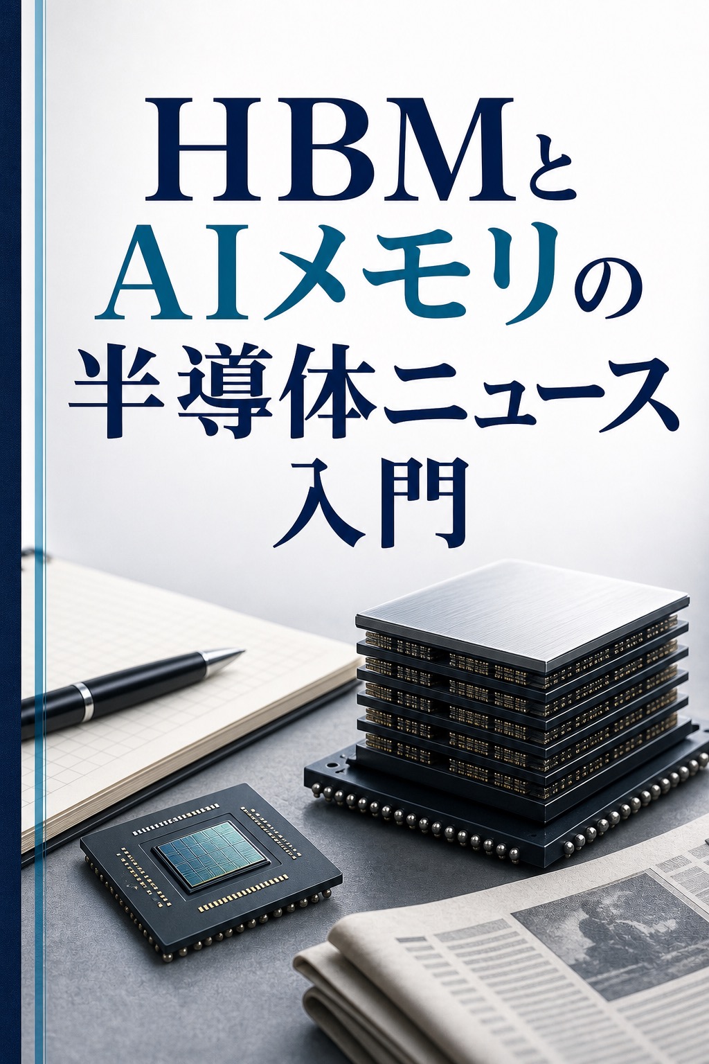 HBMとAIメモリの半導体ニュース入門の表紙