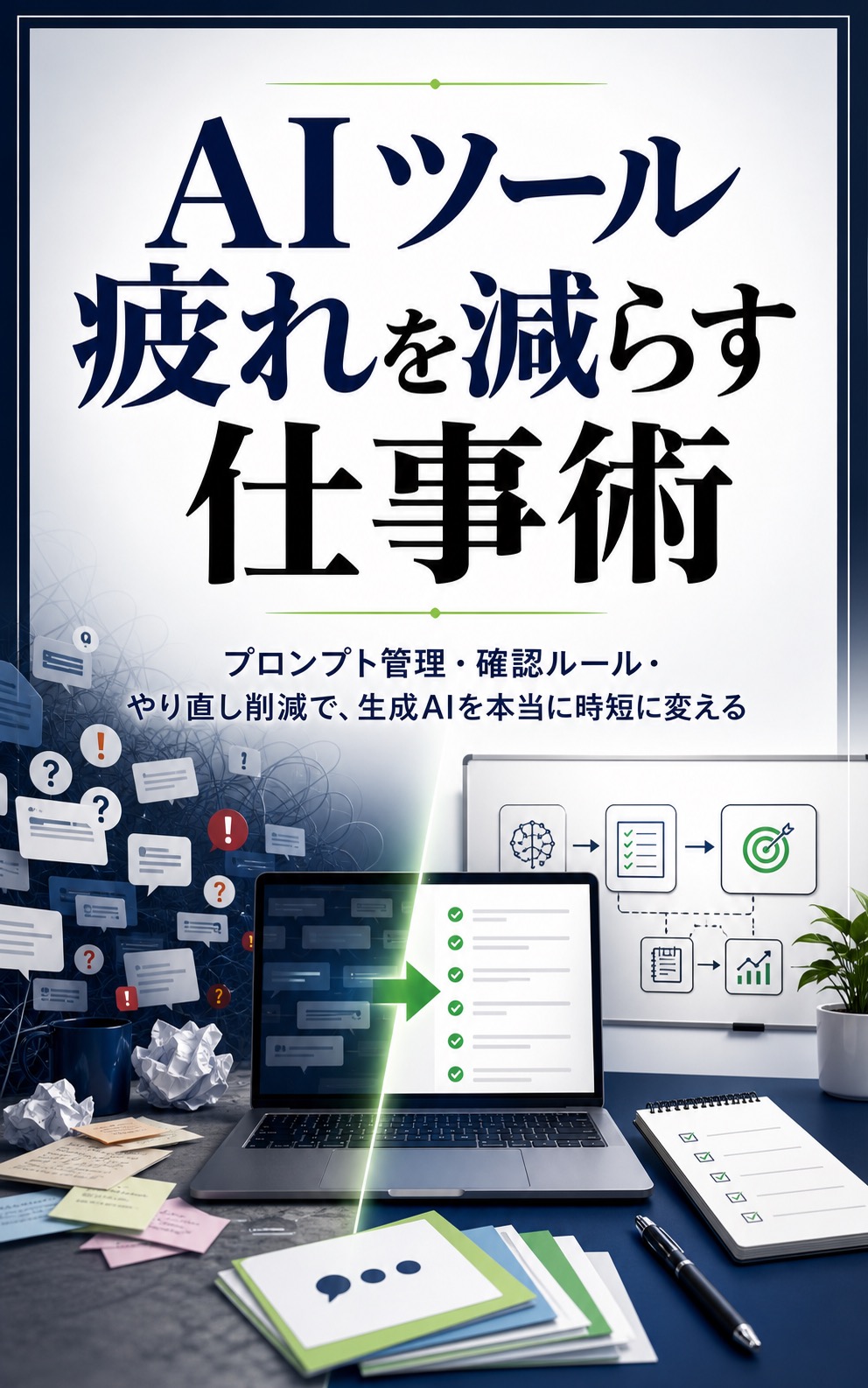 AIツール疲れを減らす仕事術の表紙
