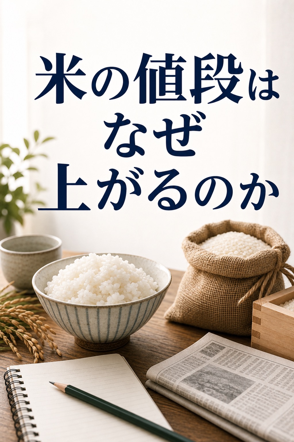米の値段はなぜ上がるのかの表紙