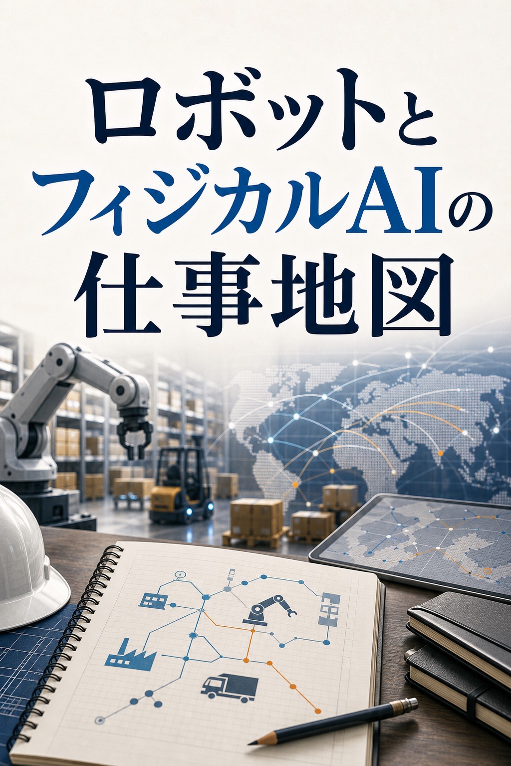 ロボットとフィジカルAIの仕事地図の表紙