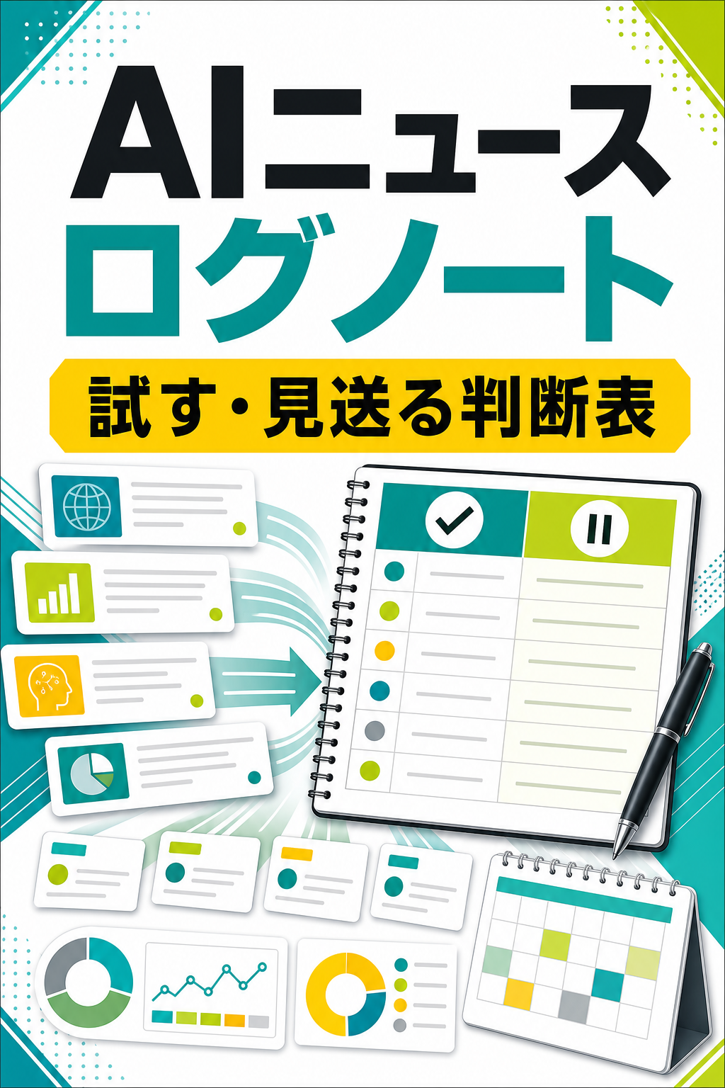 AIニュースを仕事の一手に変えるログノートの表紙
